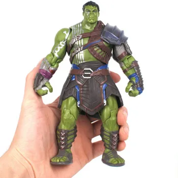 Thor 3 Ragnarok Hulk Robert Bruce Banner PVC keršytojas 3 Veiksmų Skaičius, Kolekcines, Modelis Žaislas 20cm