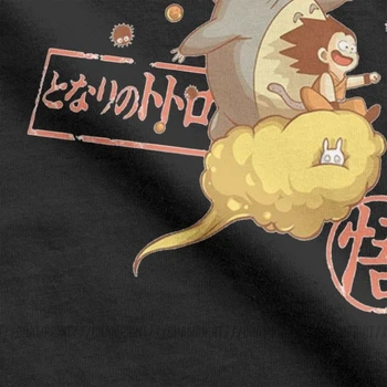 Totoro Drabužių Madas Japonų Anime Hayao Miyazaki Studio Ghibli Atkakli Toli 2019 Marškinėliai vyriški Nuostabi Marškinėliai Unikalūs