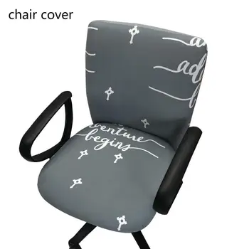 Biuro Kompiuterio Kėdės Sėdynės Padengti Užduotis Kėdė Padengti Slipcover Elastinga Tampus Nuimamas Kompiuterio Stalas Apima