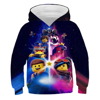 Berniukų Megztiniai Legoes Ilgas Rankovėmis Vaikai Ninjago Merginos hoodies/berniukas mergaitė palaidinukė Animacinių filmų Hoodies Stiliaus 2021