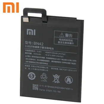 Xiao Mi Xiaomi Mi BN42 Telefono Baterija Xiao mi Redmi 4 Hongmi4 Redrice 4 Standartinės Versijos 4000mAh Originalus Akumuliatorius + Įrankio