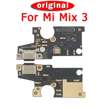 Originalus Apmokestinimo Uosto Xiaomi Mi Sumaišykite 3 Mix3 Mokestis Valdybos USB Kištukas, PCB Doko Jungtis, Flex Kabelis Pakeitimo Atsarginės Dalys