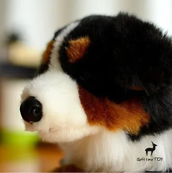 Minkštas Šunys Modelio Vaikų Gimtadienio Dovanos Realiame gyvenime Pliušinis berno zenenhundų Lėlės Žaislas Pateikti Parduotuvė