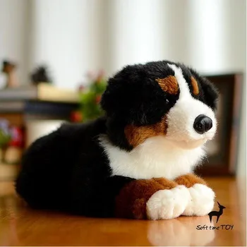 Minkštas Šunys Modelio Vaikų Gimtadienio Dovanos Realiame gyvenime Pliušinis berno zenenhundų Lėlės Žaislas Pateikti Parduotuvė