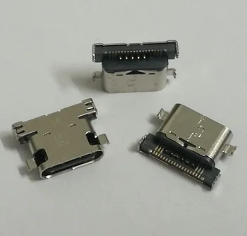 50pcs/daug Mikro mini USB lizdas kištukinis lizdas Įkrovimo lizdas doko Jungtis plug pakeisti Motorola Moto Z Žaisti XT1635