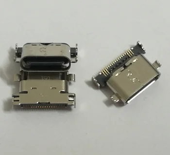 50pcs/daug Mikro mini USB lizdas kištukinis lizdas Įkrovimo lizdas doko Jungtis plug pakeisti Motorola Moto Z Žaisti XT1635