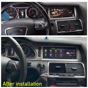 Android 9.0 4+64G Audi Q7 4L 2005~MMI 2G, 3G, GPS Navigacija, Automobilių daugialypės terpės Grotuvas, Radijo galvos vienetas dvd stereo wifi