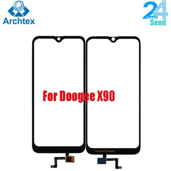Originalus Doogee X90 Jutiklinio Ekrano Skydelio Stiklo Objektyvo skaitmeninis keitiklis Jutiklis Touch TP +Įrankių Bandymo Sandėlyje