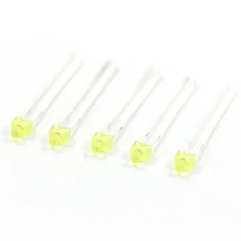 LED19D 50pcs Išsklaidytos 1,8 mm Led Miniatronics Skirtingų Spalvų, Raudona/Geltona/Žalia/Mėlyna ir Nemokama Varžai