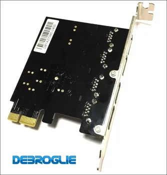 Didelės Spartos 4 Port USB 3.0 USB3.0 PCIE PCI Express Kontrolės Pratęstas Kortelės Adapterį Pultas, skirtas 