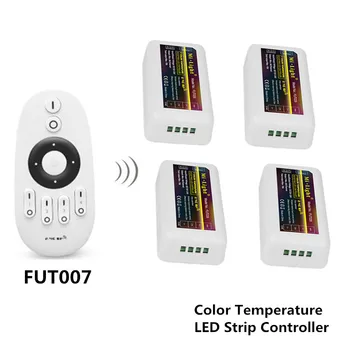 Mi Šviesos 2.4 G RF Wireless 4Zone Spalvos Temperatūra Reguliuojama BMT Pritemdomi Valdytojas Dimeris WW/CW Dviguba Balta LED Šviesos Juostelės