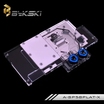 Bykski A-SP58PLAT-X GPU Vandens Aušinimo Blokas Safyras Nitro+ Radeon RX580