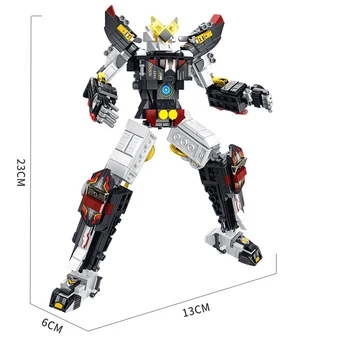 PANLOS RX Mecha Kovotojas Deformacijos Robotas Superhero Modelio Vaikų Žaislas Lipdukas Dovana Suderinama su LegoINGlys Blokai