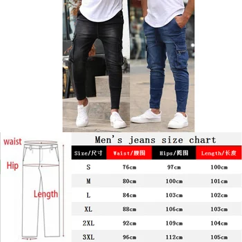 2012 m. Rudens ir Žiemos Naujas Vyrų Multi-kišeniniai Ruožas-Slim fit Džinsai Verslo Atsitiktinis Klasikinio Stiliaus Mados Džinsinio Darbo Kelnės Kelnės