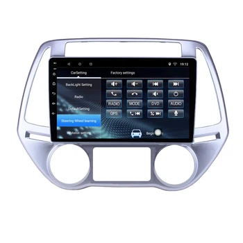 Android 10.0 automobilio radijo auto stereo Hyundai i20 2009 2010 2011 2012 2013 navigacija GPS DVD Multimedijos Grotuvas