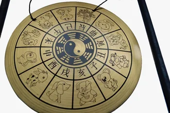 Zen Meno Žalvario Feng Shui Darbalaukio Zodiako Gong W Free Fengshuisale Raudonos String Apyrankę W1649