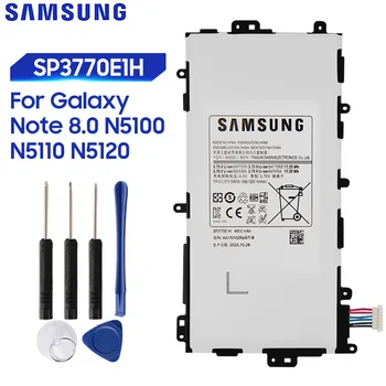 Originalaus Samsung Akumuliatoriaus Galaxy Note 8.0 N5120 N5100 N5110 Originali Tablet Akumuliatorius SP3770E1H 4600mAh