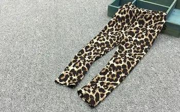 Kūdikių Mergaičių Kelnės Mados Leopardas Spausdinti Kelnės Pavasarį, Rudenį, Vaikai, Vaikams, Antblauzdžiai Mergaitėms Leopard Legging Wrm Antblauzdžiai Vaikai
