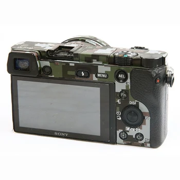 Fotoaparato korpuso Dangtelį apsauginės Plėvelės Kit For Sony A6000 A6100 A6300 A6400 A6500 A6600 su 16-50 Anti-Scratch Lipdukas kamufliažas