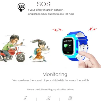 Q90 GPS Vaikas Smart Watch Telefono Poziciją Vaikams Žiūrėti 1.22 colių Spalvotas Jutiklinis Ekranas WIFI SOS Smart Baby Žiūrėti Q50 q80 q60 Žiūrėti