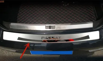 Volkswagen Passat B6 2011-M. Aukštos kokybės nerūdijančio plieno bagažo skyriaus slenksčio guard anti-scratch apsauga, automobilių reikmenys