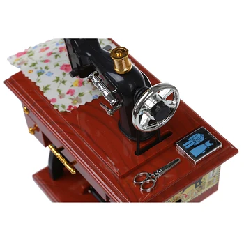 Vėjo Iki Derliaus Mini Siuvimo Mašina Stiliaus Mechaninė Music Box