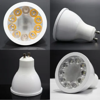 Nemokamas pristatymas AC100-240V 5W GU10 Zigbee ww/cw LED prožektorius ZLL išmaniųjų telefonų PROGRAMĖLĖS kontrolės cool white ir warm white led lemputės