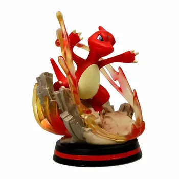 Pokemon Statulėlės Pokeball Animacinių filmų Anime Charmeleon Wartortle Mew Charizard GK Statula PVC Pav Kolekcines Modelis Žaislas