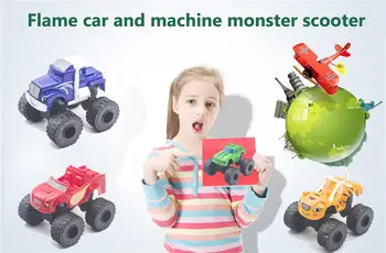 Liepsnos ir mašina monstras Automobilių žaislai rusijos Smulkintuvas Sunkvežimių Skaičius Blaze Žaislas blaze monstras mašinos gimtadienio Dovanos