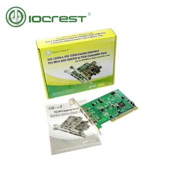 IOCREST Ti8280 Chipset ieee 3-port 1394b PCI Firewire 800