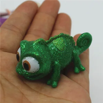 1piece 5cm Žalias Chameleonas Pascal ir princesė pav žaislai