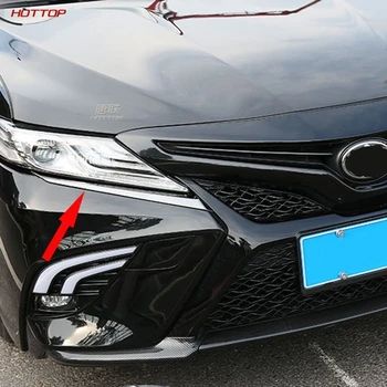 Toyota Camry 2018 2019 2020 XV70 Automobilių Žibintų Apdailos Dekoratyviniai Lipdiniai Priedai 2VNT