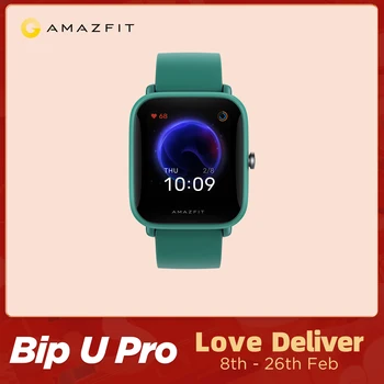Pasaulinė Versija Amazfit Pvp U Pro GPS Smartwatch 1.43 colio 50 Laikrodžių Veidus, Spalvotas Ekranas 5 ATM 60+ Sporto Režimą, Širdies ritmo Stebėjimo