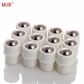 MUB - 10 ml (300 vnt./daug) Aukštos Kokybės Metalo Roll Butelių 10 CC Eteriniai Aliejai Stiklo Roller Butelis Didmeninės