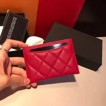 Nauja high-end individualų prabangos prekės ženklo moterų kortelė, maišelis kreditinės kortelės įrašą kortelės pakeisti įrašą ikrai karvės odos gamyba
