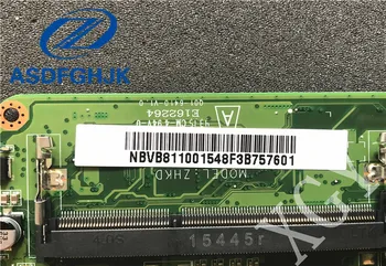 Nešiojamas Plokštę Acer dėl aspire ES1-131 PAGRINDINĖS plokštės NBVB811001 DAZHKDMB6E0 DDR3 SR29H N3050 Bandymo GERAI