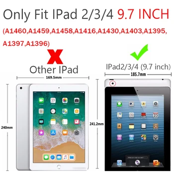 Apple iPad 2 3 4 9.7 EVA atsparus smūgiams Case for iPad2 ipad3 ipad4 Funda Coque Vaikų Vaikams Mielas Sparnai Stovi Apsauginis Dangtelis