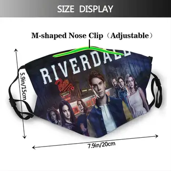 2020 naujas riverdale Filtras oro veido kaukė harajuku moterų/vyrų filtras Burna putų kaukė riverdale jughead marškinėliai berniukams/mergaitėms kaukė