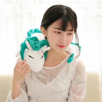 28cm Mielas Anime Ghibli Hayao Miyazaki Pliušinis Žaislas Energingiems Toli Haku Lėlės Įdaryti Pliušinis Žaislas Pagalvę Kaklo U-formos Kalėdų Dovanos