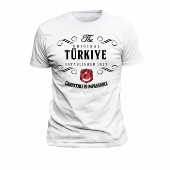 T-Shirt Turkija Originalus Canakkale Garbę Didžiuotis Šalies 2019 Naujas Vasaros Mados Trumpomis Rankovėmis, Medvilnės Sukurti Savo Marškinėliai