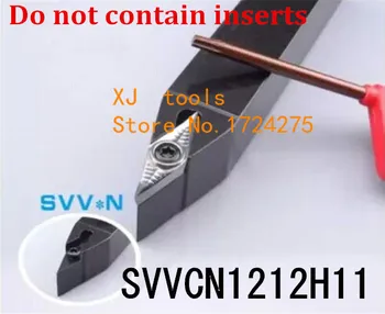 SVVCN1212H11/ SVVCN1010H11 Toolholder CNC tekinimo įrankio laikiklis, 72.5 laipsnių Išorės tekinimo įrankiai, Staklės, pjovimo įrankiai