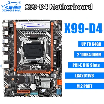 X99 D4 plokštė nustatyti combo Xeon E5 2620V3 LGA2011-3 CPU 2vnt *8GB =16G 2133MHz DDR4 ECC REG de memoria M-ATX M. 2 SSD SATA3.0