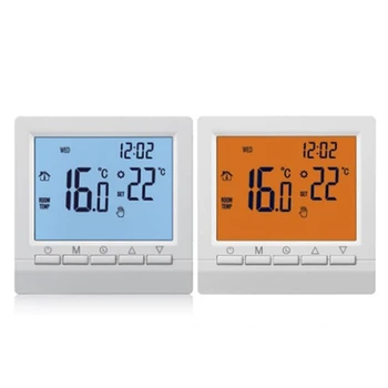 Elektrinis Termostatas Savaitę Programuojamas Temperatūros Reguliatorius LCD Ekranas Office Home Naujas