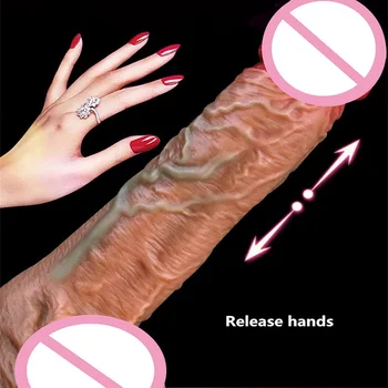 Moterų masturbacija ilgas didelis dildo vibratorius+Atšilimo siurbtukas dildo realistiškas penis USB gode energingas sekso dildo produktų dick