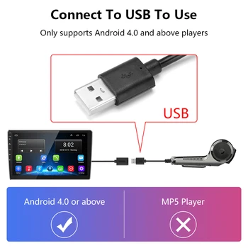 Jansite USB Dashcam, Skirtos Android 8.0 Multimedijos grotuvą įtraukti 32G kortelės ADAS G-sensorius Ciklo Įrašymo, Judesio Aptikimo NR. Galinio vaizdo kamera