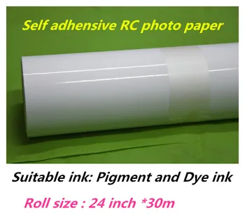 24v Pigmento RC foto popierius, lipdukas vyniotinis su geriausios kokybės
