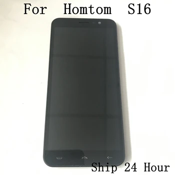 Homtom S16 Naudoti LCD Ekranu + Touch Ekranas + Rėmas Homtom S16 5.5 colių Ekranas MTK6580 Quad-Core 3000mAh Išmanųjį telefoną