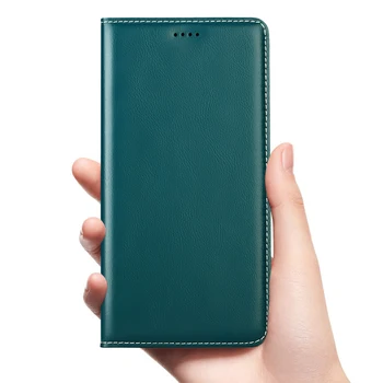 Babylon Natūralios Odos Flip Case For Samsung Galaxy J1 J2 J3 Skyrius J4 J5 J6 J7 J8 Core Pro Plus 2016 2017 2018 Mobilųjį Telefoną Padengti Atvejais