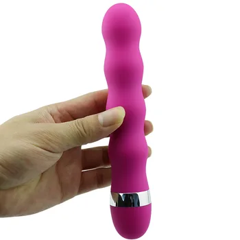 Stiprios vibracijos dildo sekso žaislai moterims, silikoninis vandeniui varžto sriegio stebuklinga lazdelė, moters makštį, G-taško vibratorius stimuliuoja