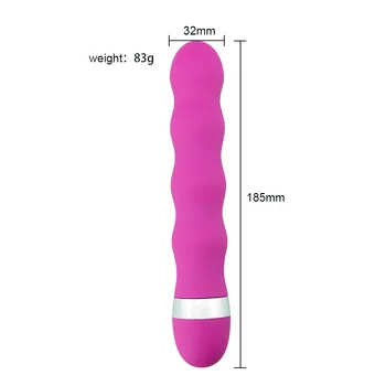 Stiprios vibracijos dildo sekso žaislai moterims, silikoninis vandeniui varžto sriegio stebuklinga lazdelė, moters makštį, G-taško vibratorius stimuliuoja
